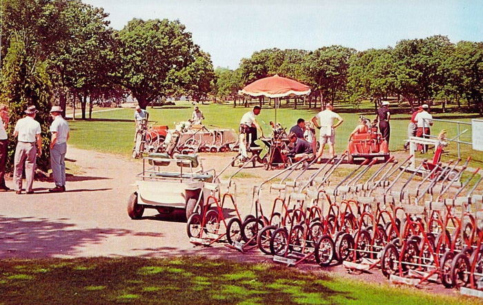 Lost Lake Woods Club - Vintage Postcard (newer photo)